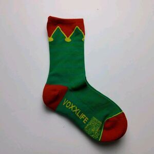 Voxx Life Stasis Neuro Socks Wellness Crew Elf Holiday Christmas Size S (W 4-7)